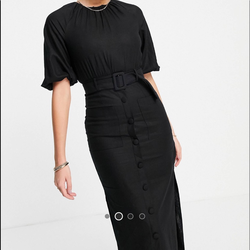 NEW TALL linen dress